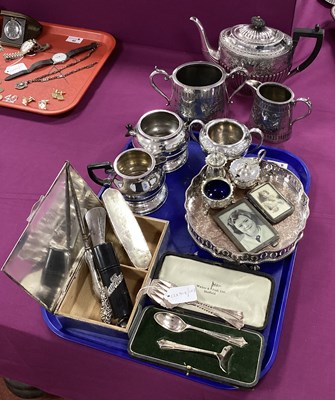 Lot 39 - A Hallmarked Silver Backed Brush, (dents) a...