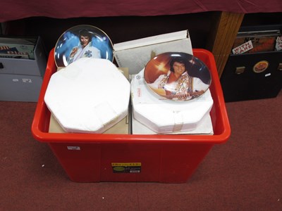 Lot 390 - Elvis Presley Commemorative Plates, by The...
