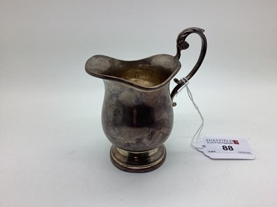 Lot 88 - A Hallmarked Silver Jug, HH, Sheffield 1993,...
