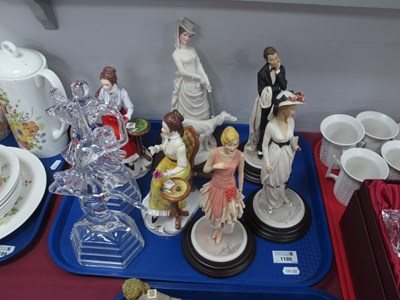 Lot 1186 - Franseco Bone China Figues, Charlotte, moulded...