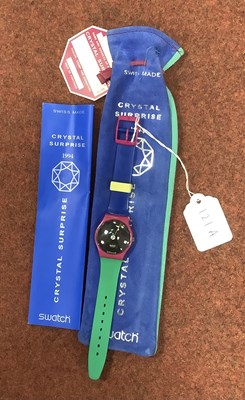 Lot 121A - Swatch - Crystal Surprise Wristwatch 1994, in...