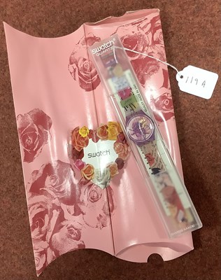 Lot 119A - Swatch - Be My Valentine Wristwatch 1995, in...