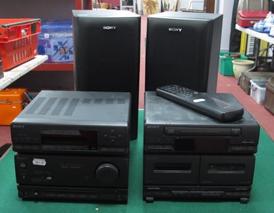 Lot 1030 - Mini Hi-Fi Sony component system 2800 FH-E6X...