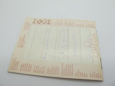 Lot 227 - Omega; A 1980's Speedmaster Professional...