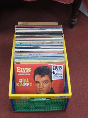 Lot 468 - Elvis Presley L.P's, over sixty in the...