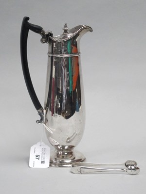 Lot 57 - A Hallmarked Silver Lidded Jug, Birmingham...