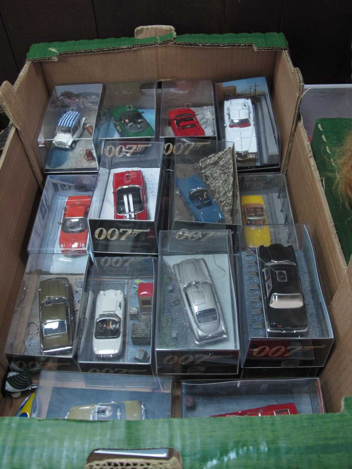 Lot 1067 - A collection of 007 James Bond cars, Aston...