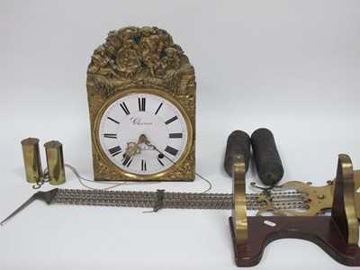 Lot 1460 - A Mid-Late XIX Century French Wall Clock, the...