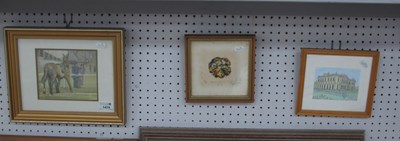 Lot 1474 - I.Layton 'The Paddock' Watercolour, 12.5 x...