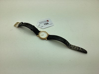 Lot 109 - Titan; A Modern Ladies Wristwatch, the signed...