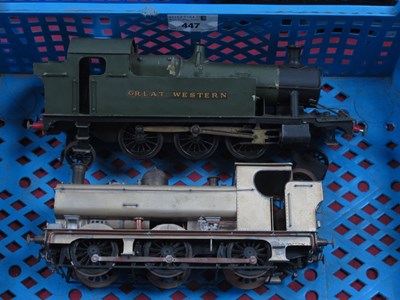Lot 447 - Two O Gauge/ 7mm Kit Built Tank Steam...
