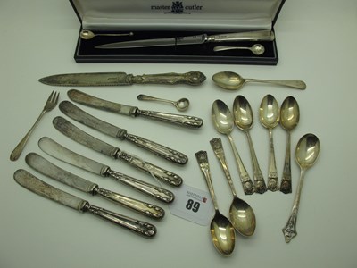 Lot 89 - A Hallmarked Silver Handled Letter Opener, in...