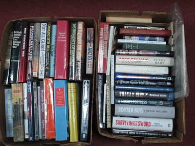 Lot 1131 - Military themed books - Battle over Britain,...