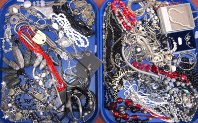 Lot 45 - A Collection of Costume Jewellery in hues of...