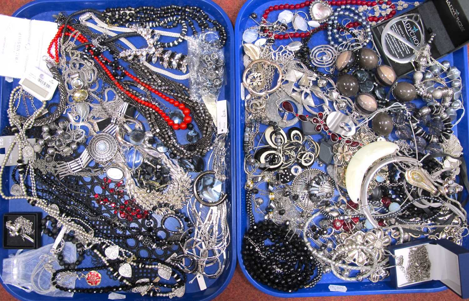 Lot 57 - A Collection of Costume Jewellery in hues of...