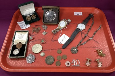 Lot 40 - Gent's Wristwatches, Ingersoll Triumph travel...
