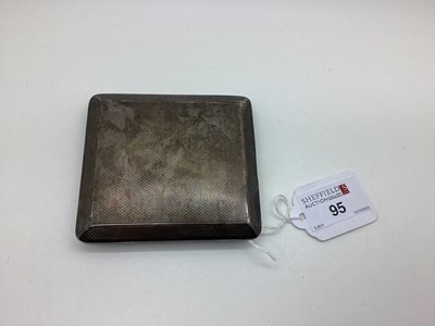 Lot 95 - A Hallmarked Silver Cigarette Case, Birmingham...