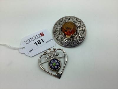 Lot 181 - A Scottish Hallmarked Silver Luckenbooth Style...