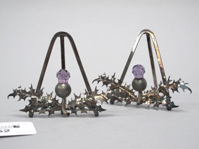 Lot 52 - William Robb Ballater; A Pair of Hallmarked...