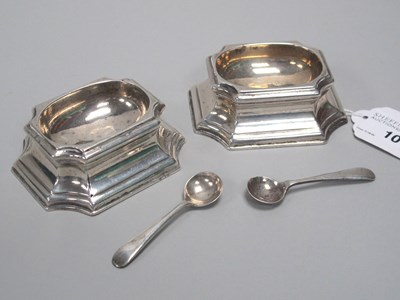 Lot 10 - A Pair of George II Hallmarked Silver Trencher...