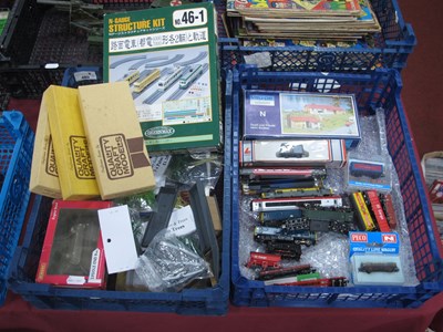 Lot 480 - Five 'N' Gauge Diesel Locomotives, for spares...