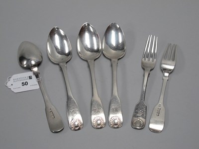 Lot 50 - A Set of Four Scottish Hallmarked Silver...