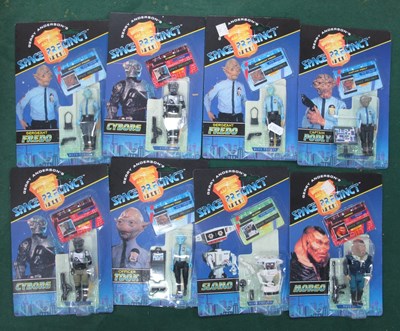 Lot 466 - Eight Gerry Anderson's Space Precinct Plastic...
