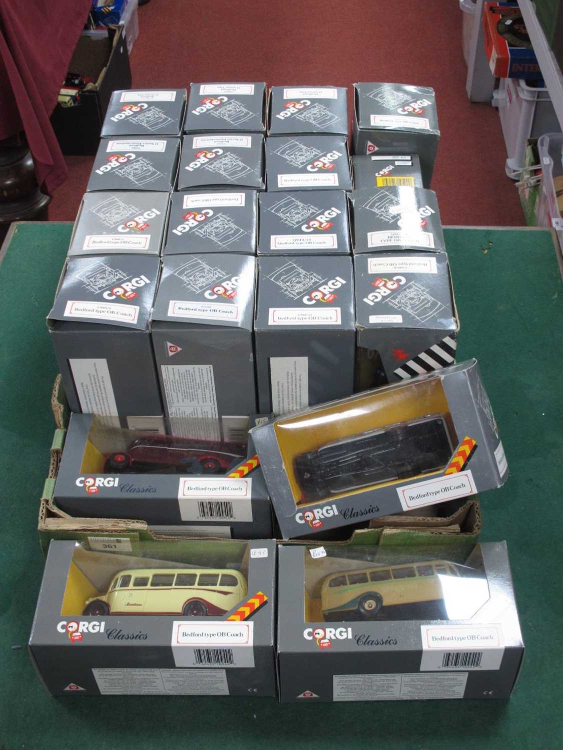Lot 361 - Twenty Corgi Diecast Model Buses and...