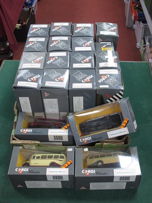 Lot 361 - Twenty Corgi Diecast Model Buses and...