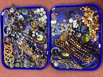 Lot 67 - An Assortment of Costume Jewellery, in hues of...