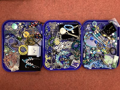Lot 46 - An Assortment of Costume Jewellery, in hues of...
