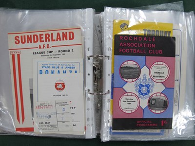 Lot 815 - Bradford City Away Programmes 1968-9...