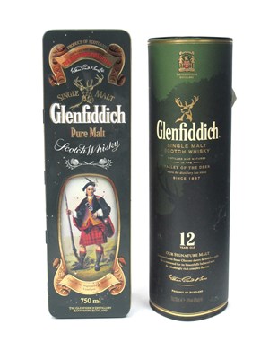 Lot 1437 - Whisky - Glenfiddich Pure Malt Scotch Whisky...