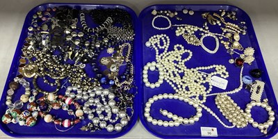 Lot 30 - A Mixed Lot of Assorted Costume Jewellery,...