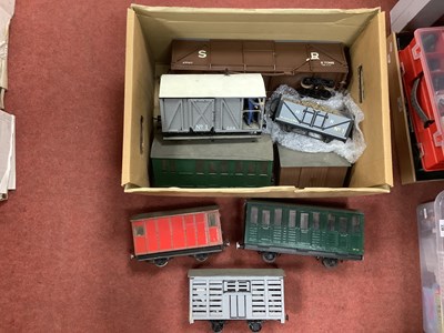 Lot 339 - Seven 'O' Gauge/7mm Scratch Built Four Wheel...