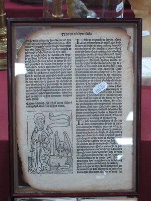 Lot 1344 - Two Pages of an Illuminated Manuscript on...