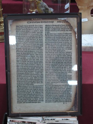 Lot 1344 - Two Pages of an Illuminated Manuscript on...