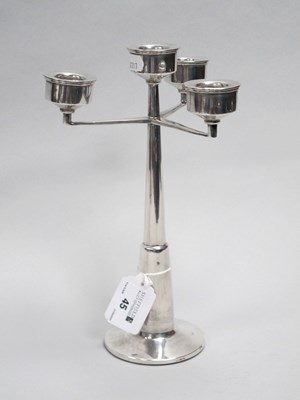 Lot 45 - A c.1960's Hallmarked Silver Three Branch...