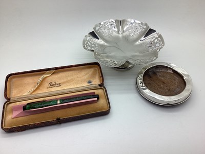 Lot 92 - A Hallmarked Silver Footed Dish, of shaped...
