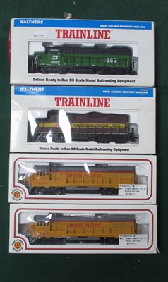 Lot 432 - Four "HO" Gauge Boxed U.S.A Outline Diesel...