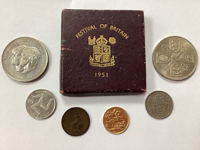 Lot 417 - 1893 Victoria Gold Sovereign, together with a...