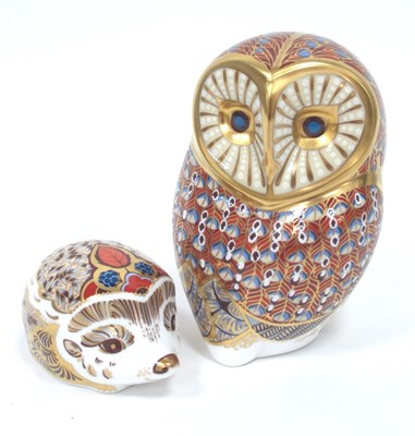 Lot 1097 - A Royal Crown Derby Porcelain Paperweight...