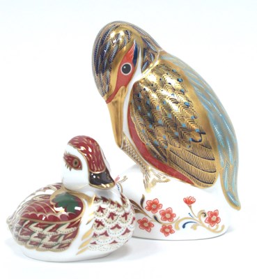 Lot 1094 - A Royal Crown Derby Porcelain Paperweight...
