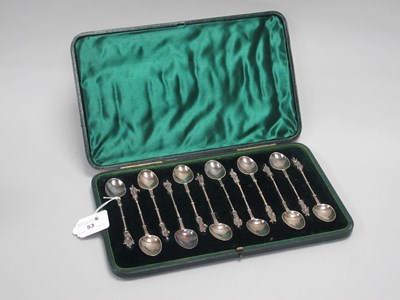 Lot 53 - A Set of Twelve Hallmarked Silver Apostle...