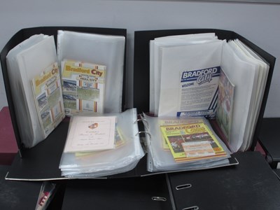 Lot 772 - Bradford City Home Programmes 1986-87 to 90-91,...