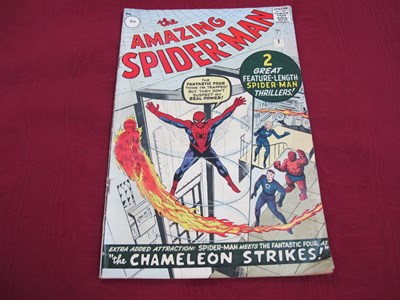 Lot 927 - Amazing Spider-Man #1 / No 1 Marvel Comic,1963...