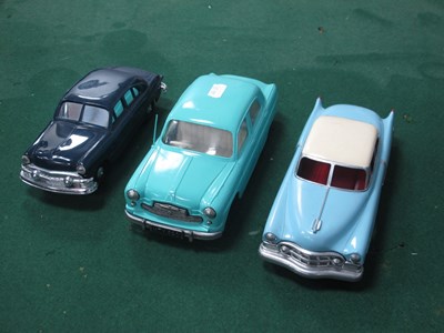 Lot 417 - Three Mid XX Century Large Scale Plastic Cars,...