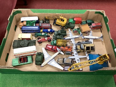 Lot 382 - A Quantity of Mid XX Century Diecast Vehicles,...