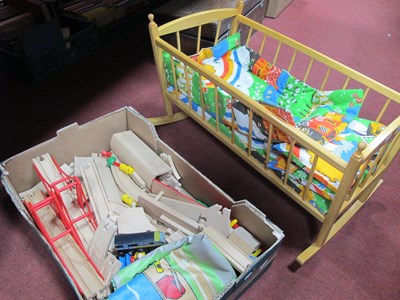 Lot 1127 - Brio Train Set, cradle