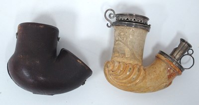 Lot 1325 - A German XIX Century Meerschaum Pipe, with...